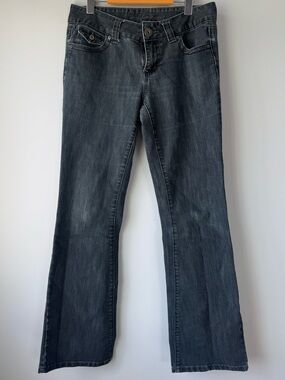 (30) Dark Gray Women's Bootcut Guess Jeans